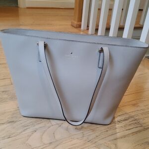 Kate Spade Light Gray Tote Bag